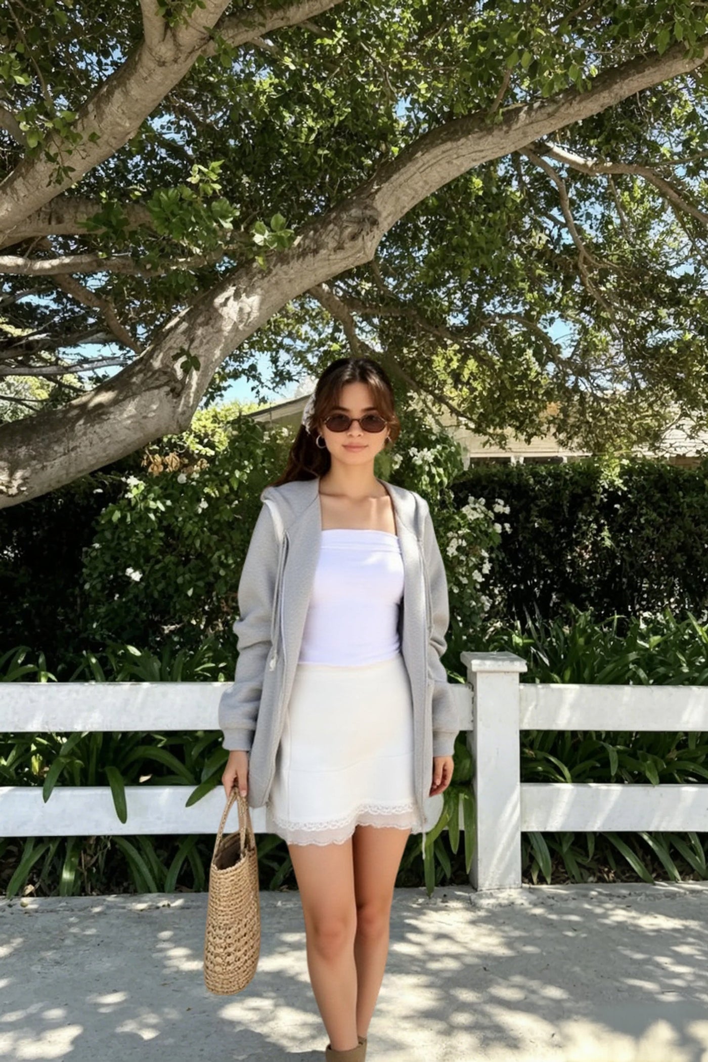 Oversized Lightweight Zip Hoodie
