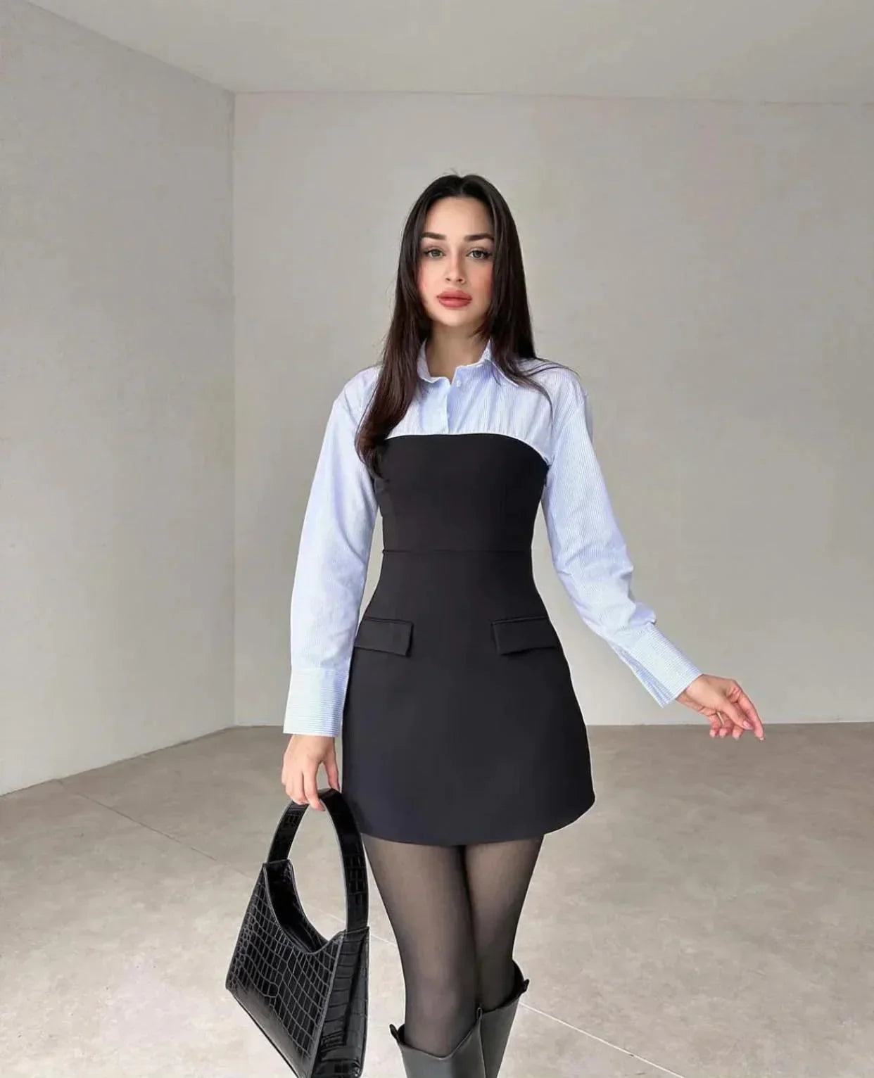 Ana Boutique María Cosmo Dress in Premium Set Everyday Luxe Edit