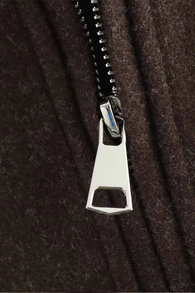 Casual Lapel Zip Jacket