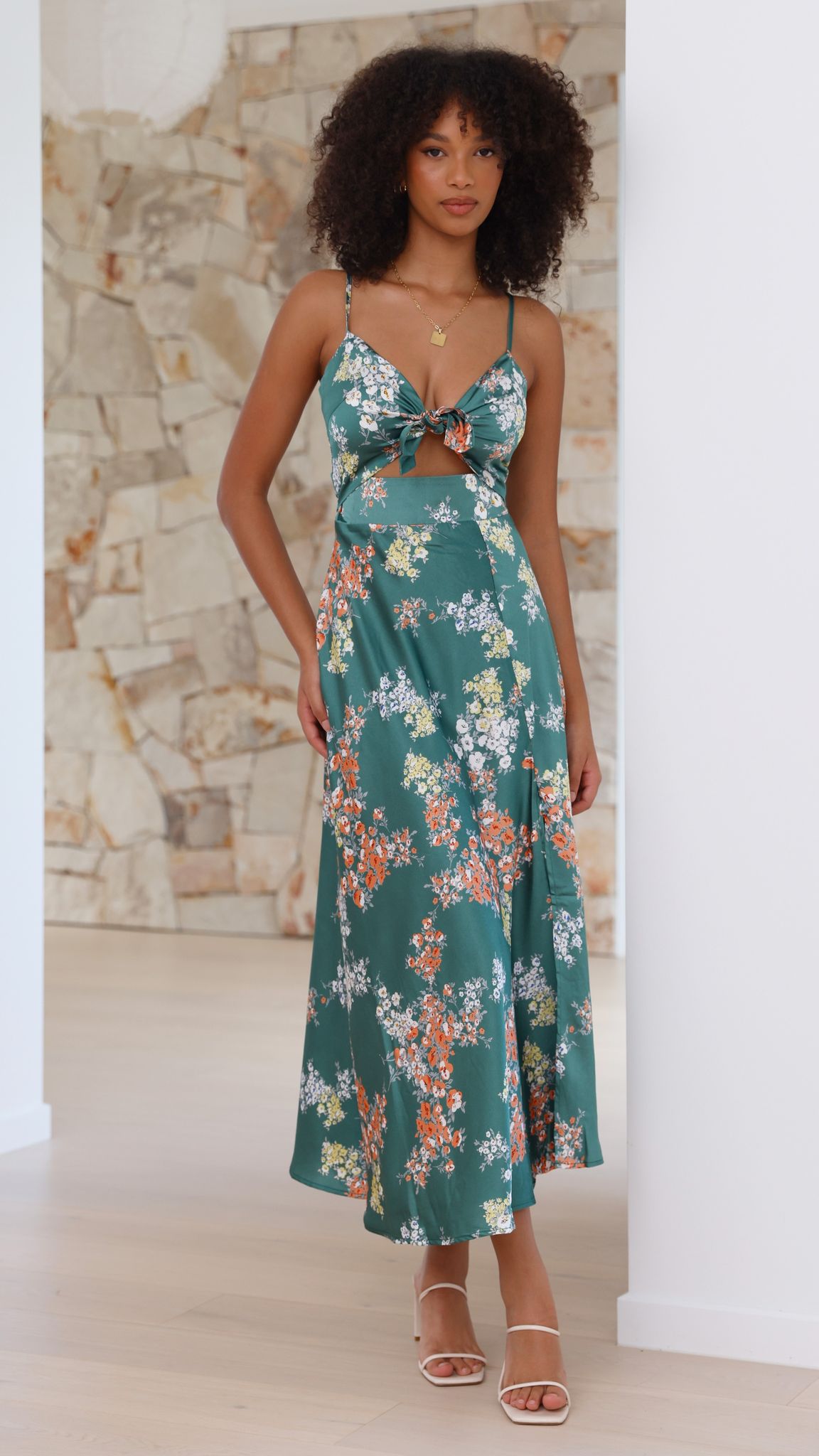 Premium Juniper Midi Dress Evening Wear Edit