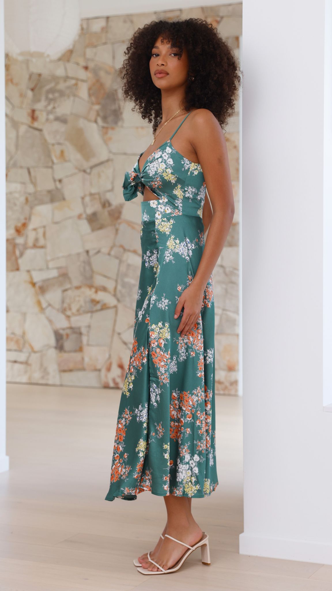Premium Juniper Midi Dress Evening Wear Edit