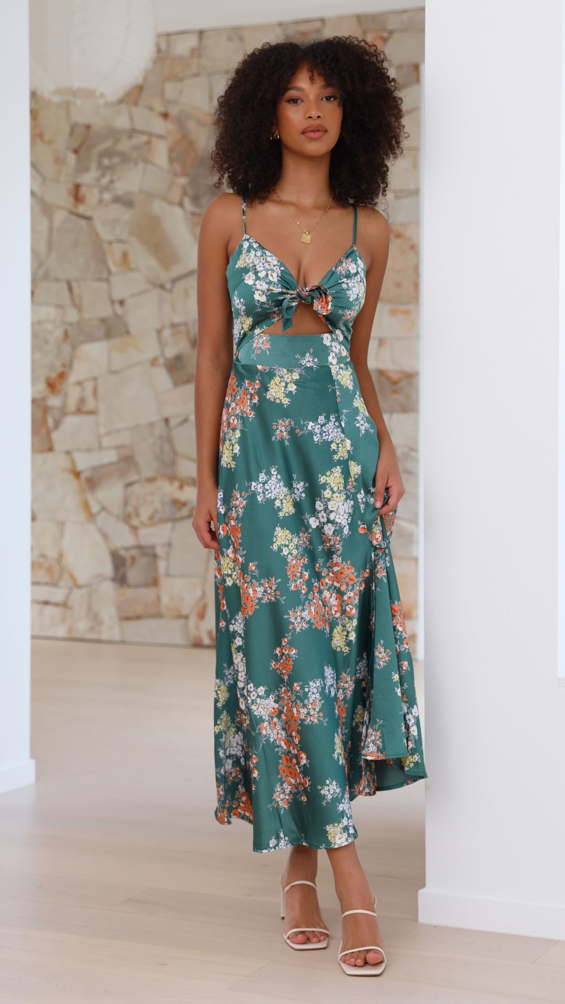 Premium Juniper Midi Dress Evening Wear Edit