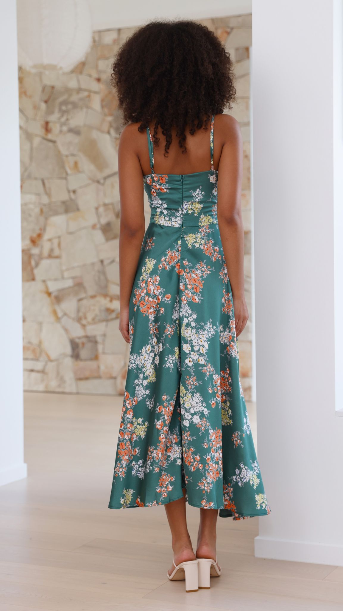 Premium Juniper Midi Dress Evening Wear Edit