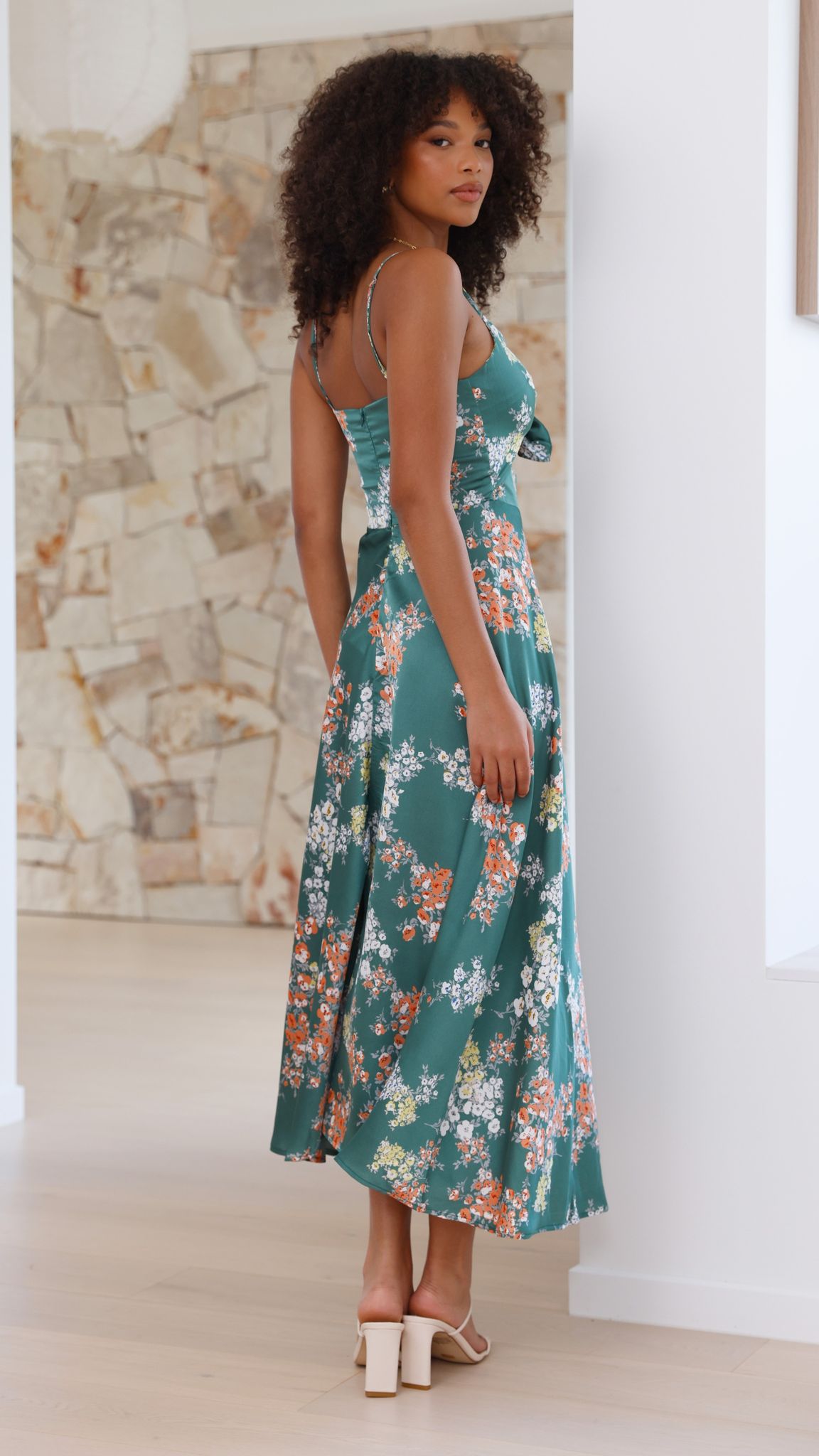 Premium Juniper Midi Dress Evening Wear Edit