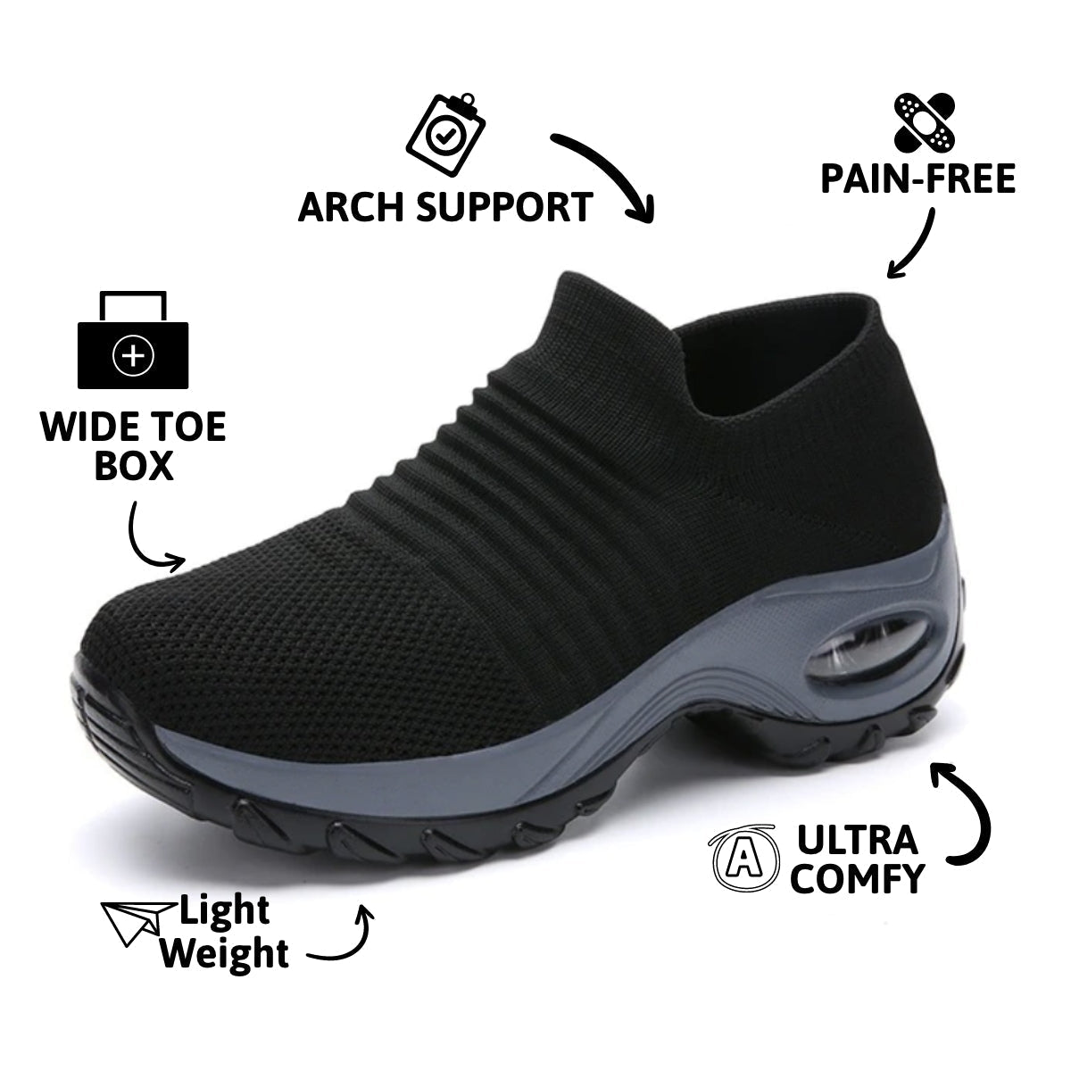 Cushion Pro - Ergonomic Pain Relief Footwear