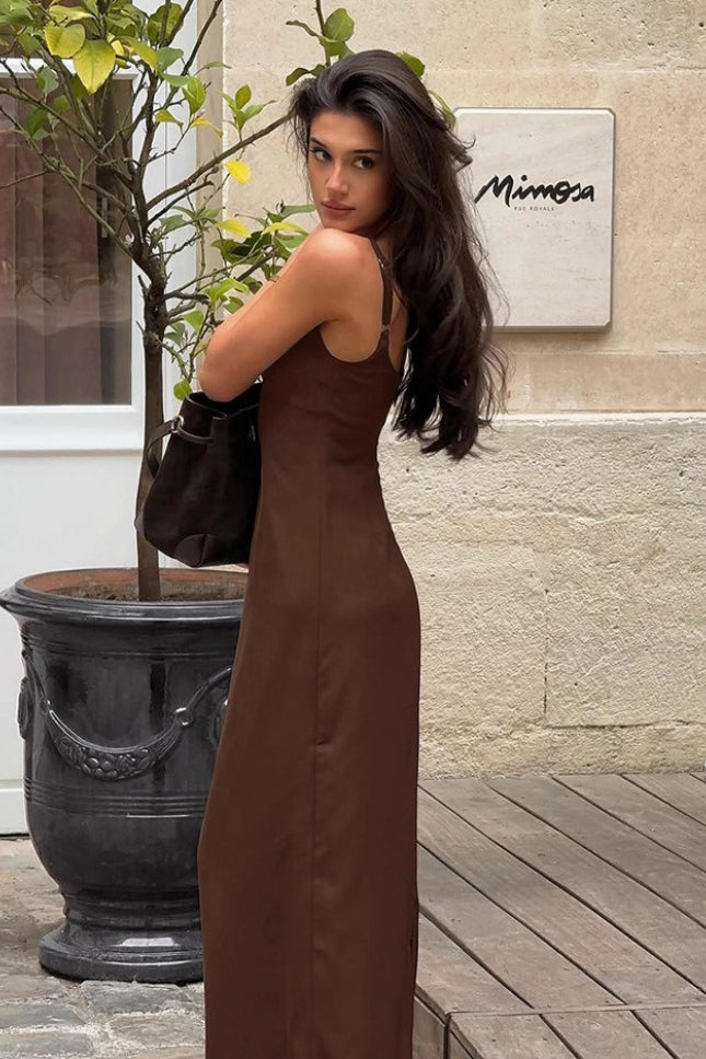 Stylish Cami Bodycon Maxi Dress