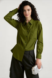 Linen Loose Fit Layering Blouse