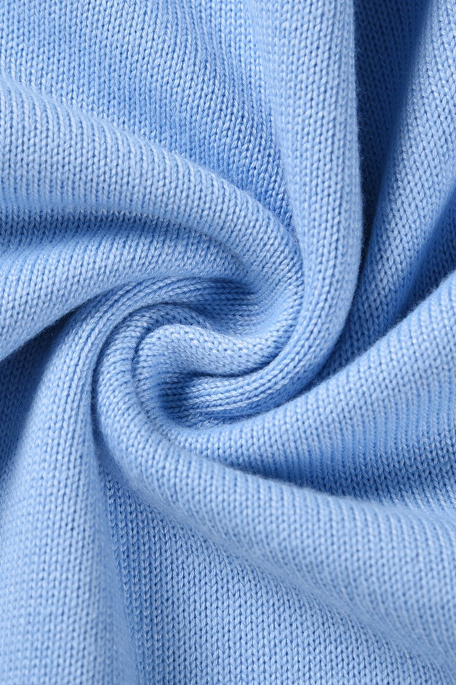 Slim Fitted Knit Long Sleeve Sweater Dress