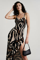 Slit Bodycon Slip Dress