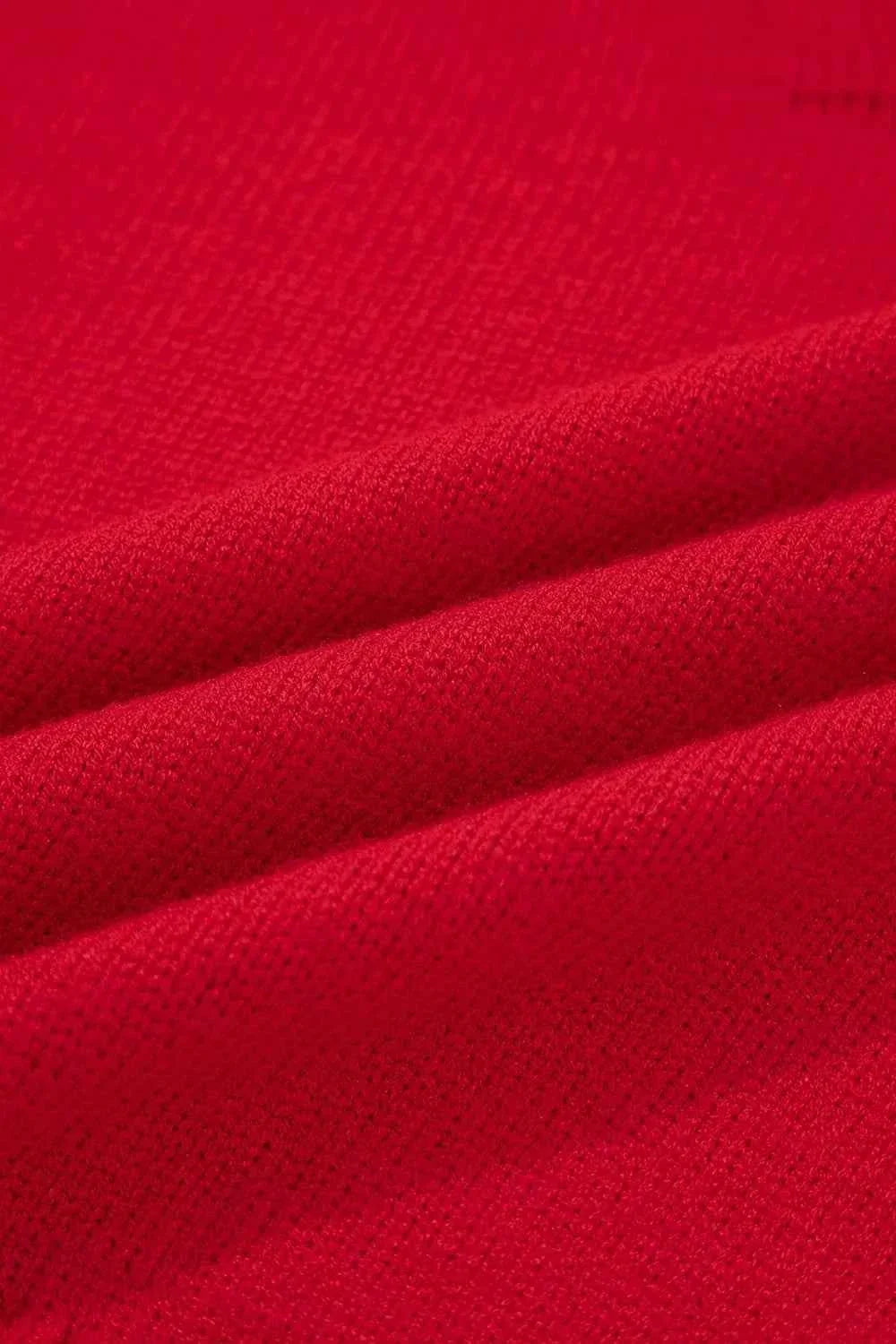 Ribbed Hem Long Sleeve Sweater