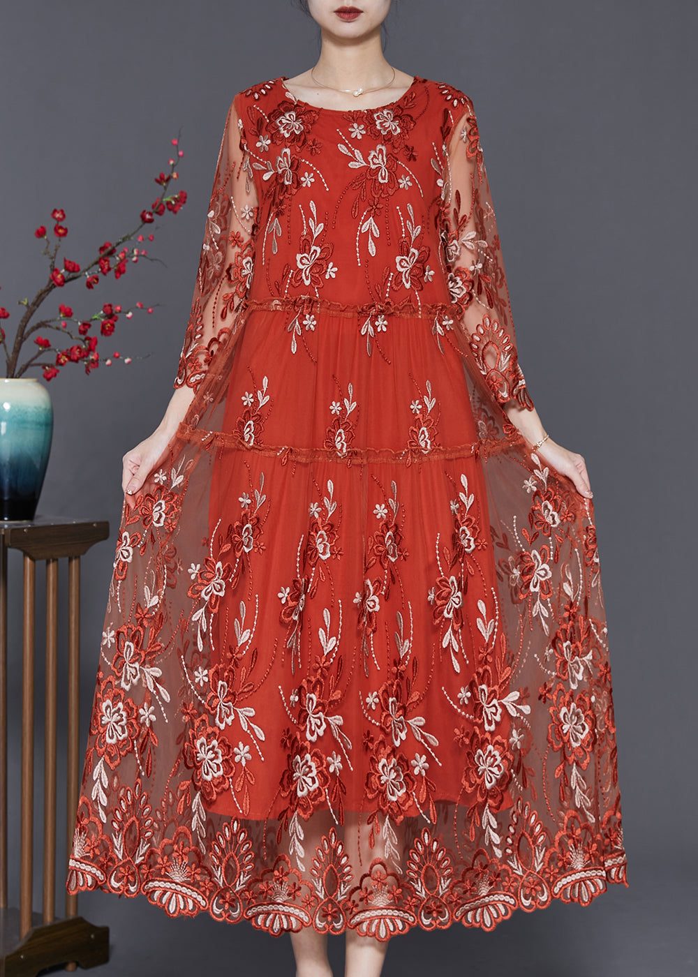 Classic Vintage Dress with a Flattering Fit