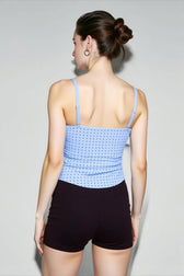 Open Back Satin Cami Top