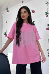 Heavyweight Cotton Rhinestone T-Shirt