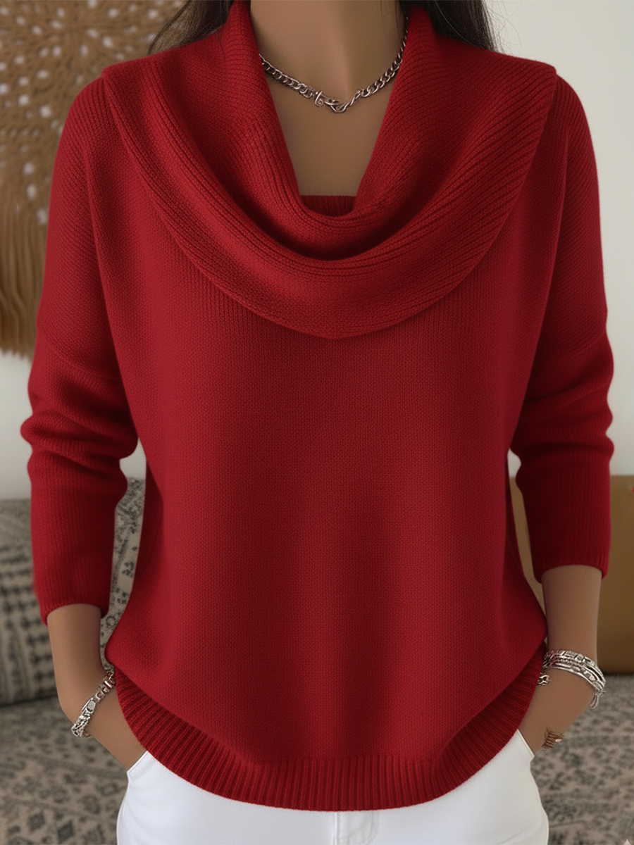 Women’s Sweater | Cowl Collar Design