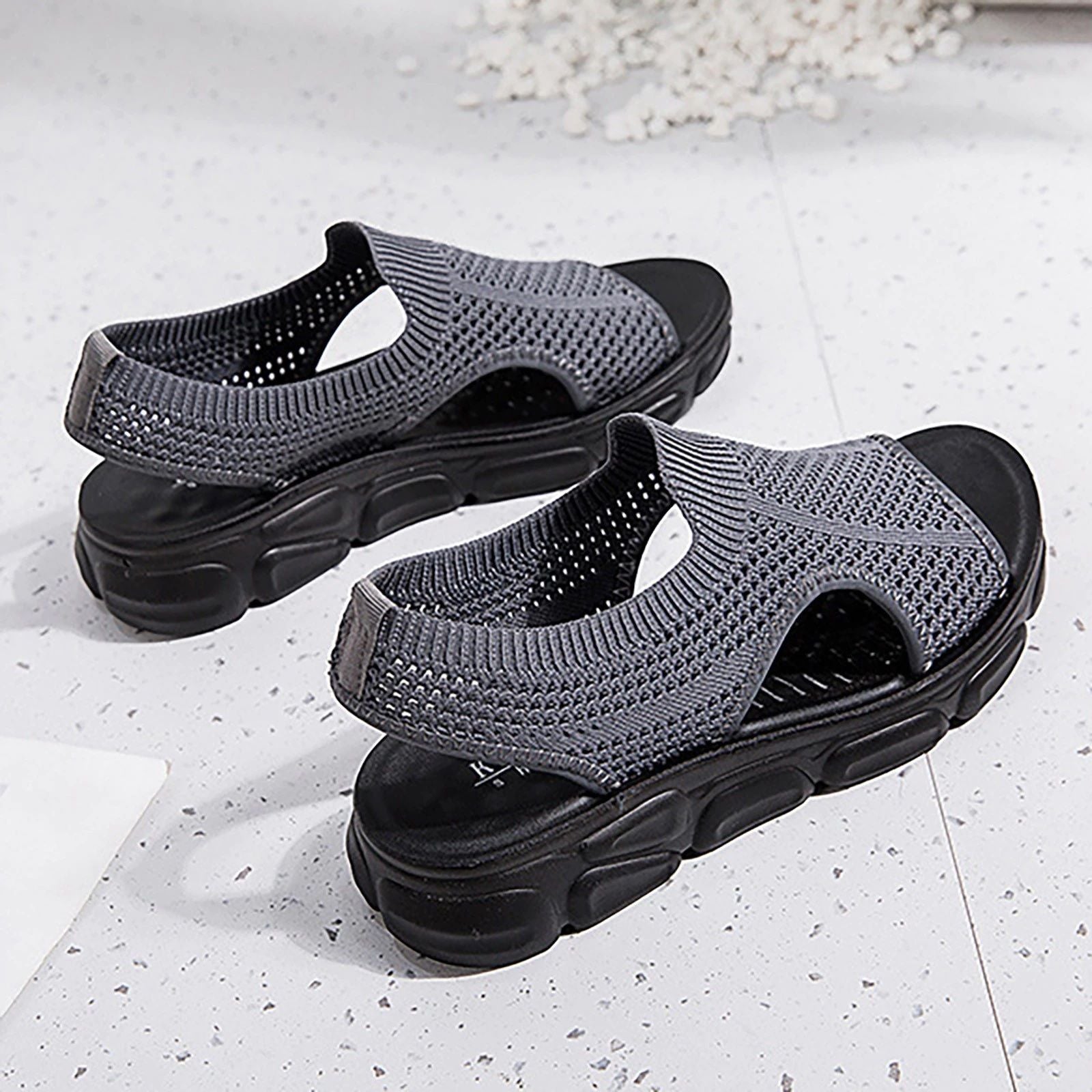 Hollow-out Platform Orthopedic Sandals