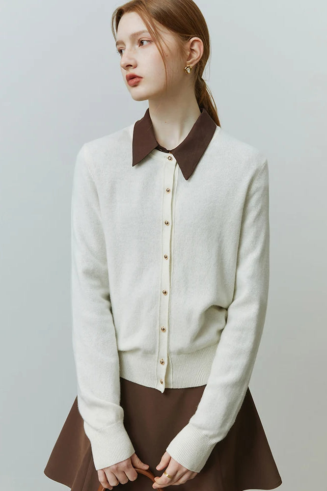 Casual Solid Knit Sweater Cardigan