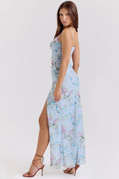 Lace Floral Maxi Dress