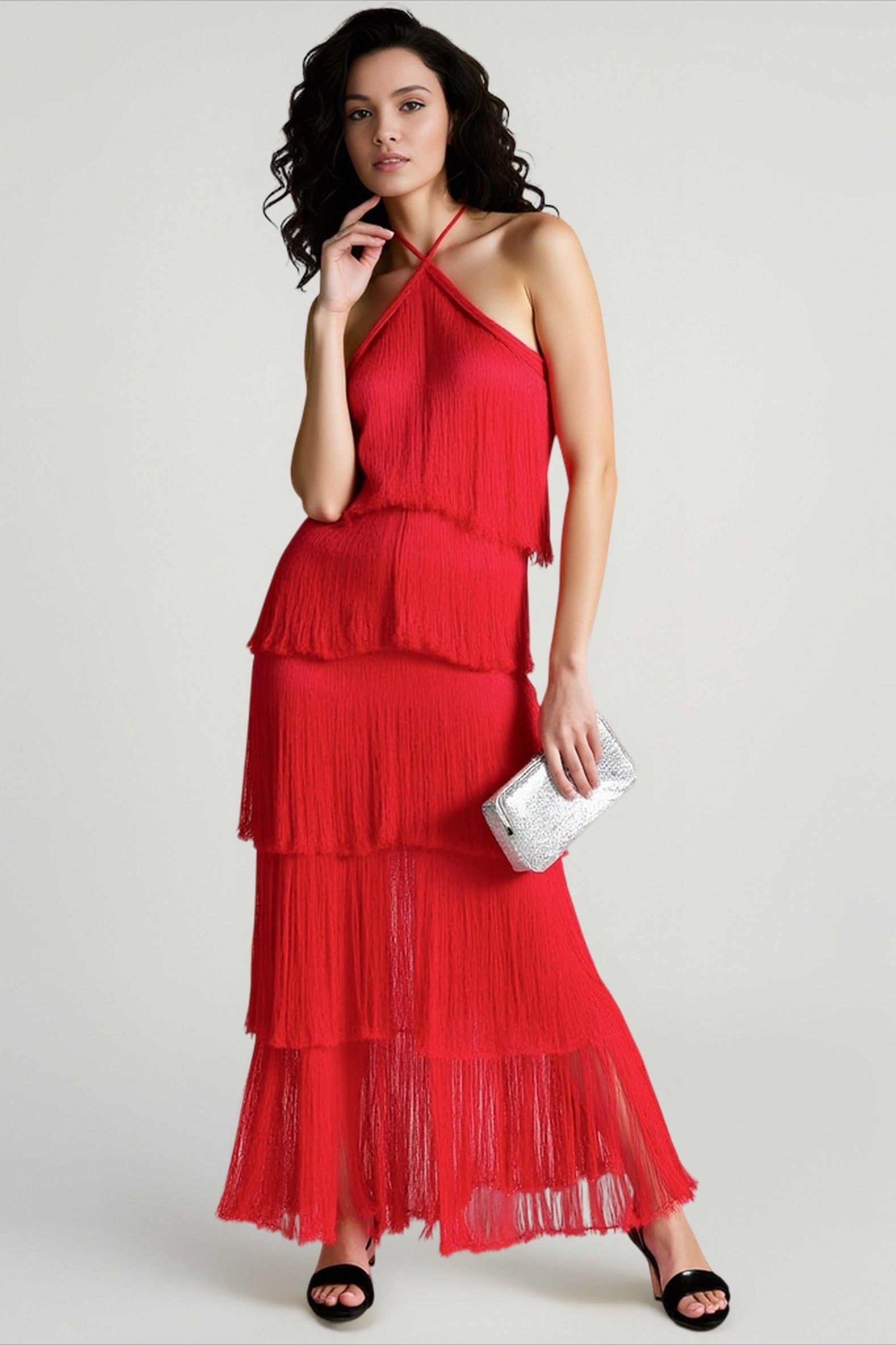 Backless Halter-Neck Dress