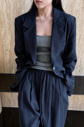Tencel Linen Blend Autumn Blazer
