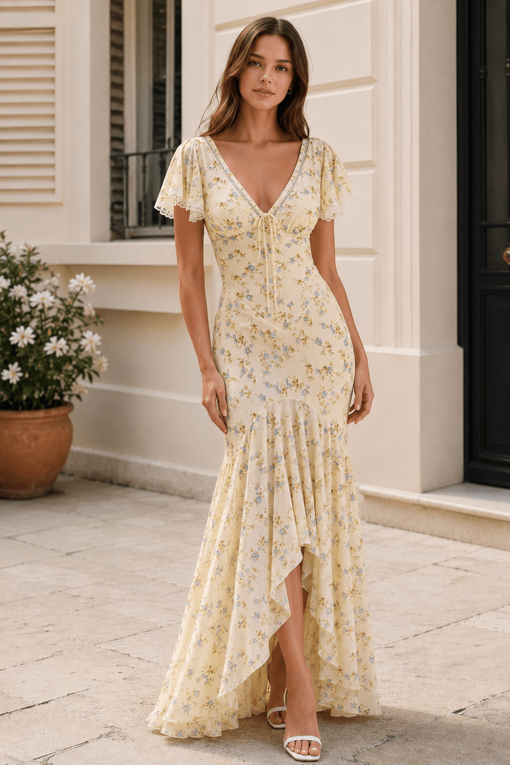 Lace Floral Dress
