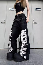 Patchwork Denim Jeans