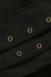 Asymmetrical Hardware Low Waist Shorts