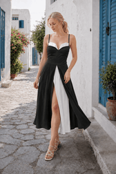High Waist Stylish Satin Wrap Dress