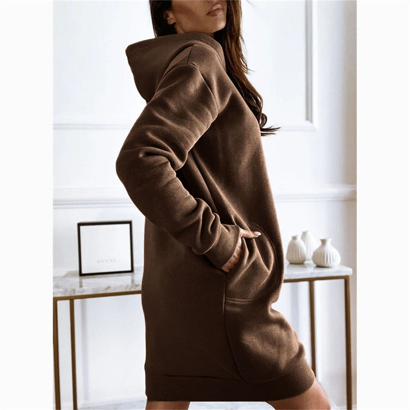 Classic Ileana Womens Hooded Dress Dress for Modern Fashion Wear