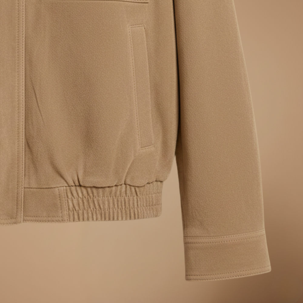 Stand Collar Zip Front Flap Pocket Utility Jacket
