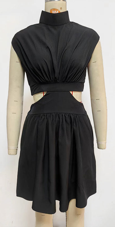 Glorina Mini Dress - Black