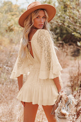 Dreamy Date Lace V-Neck Mini Dress - 7 Colors - View 12