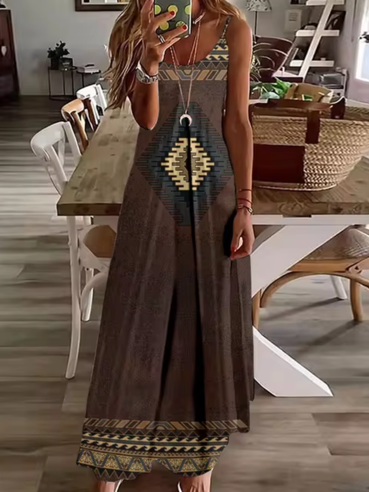 Brina Premium Classic Bohemian Maxi Dresses Statement Occasion Edit