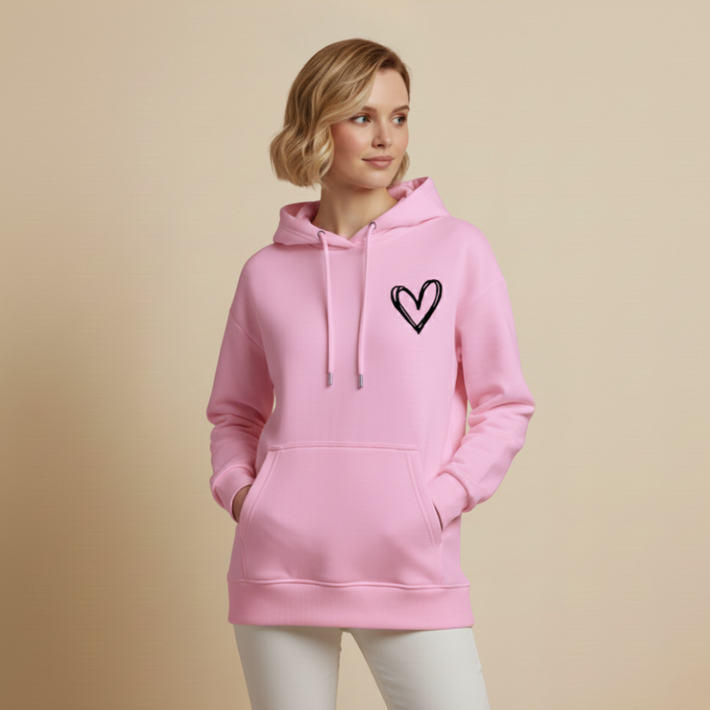 Casual Printed Hoodie Jacket for Women