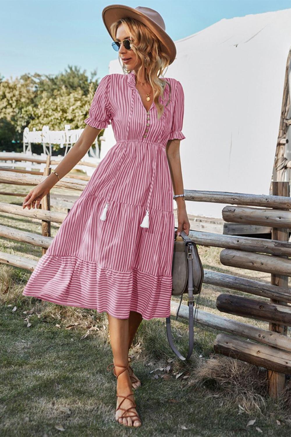 Nadia Stylish Dress For Vintage Inspired Dress with Premium Casual Styling
