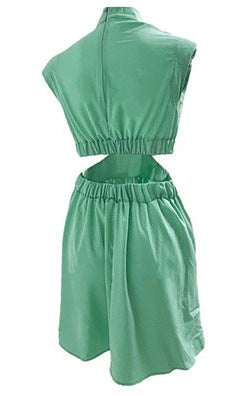 Glorina Mini Dress Light Green