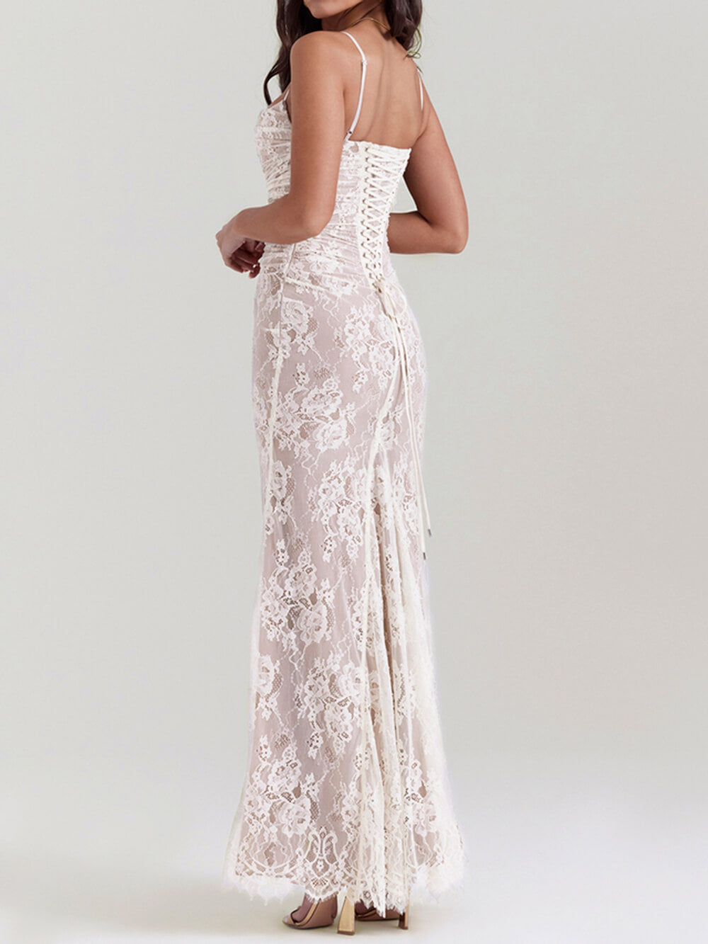 Retro Lace Maxi Dress