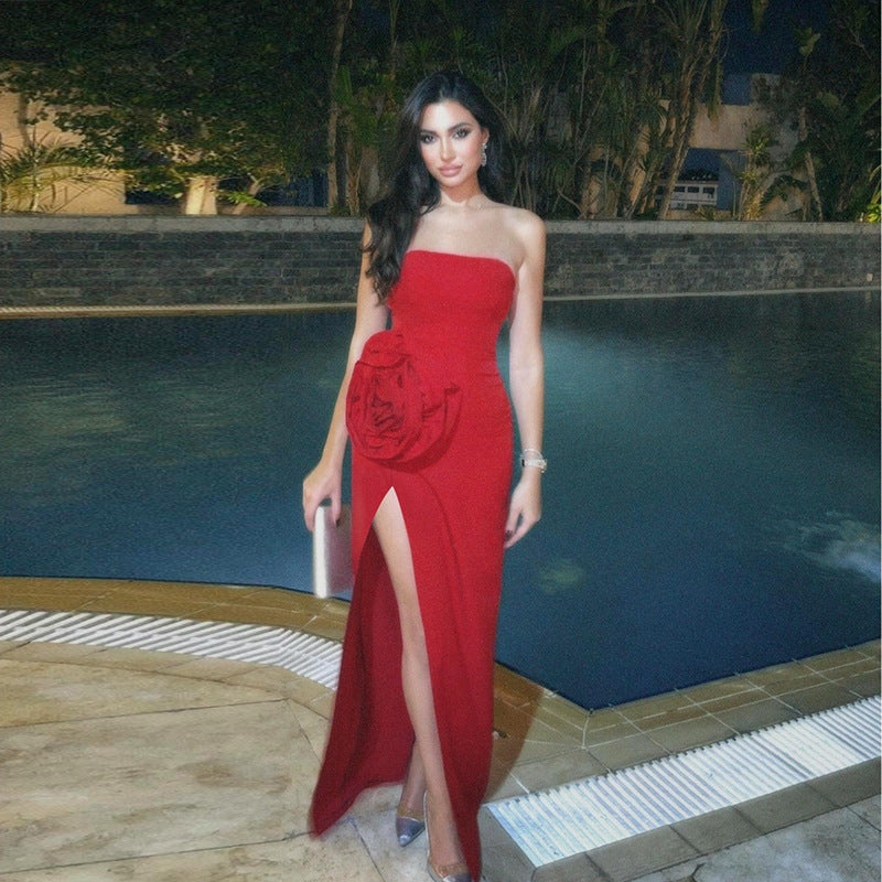 Fleming Maxi Dress - Red