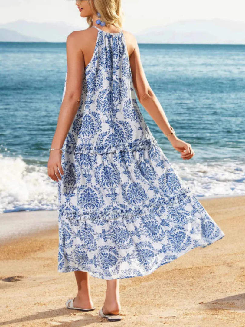 Francine™ | Statement Printed Casual Maxi Dress