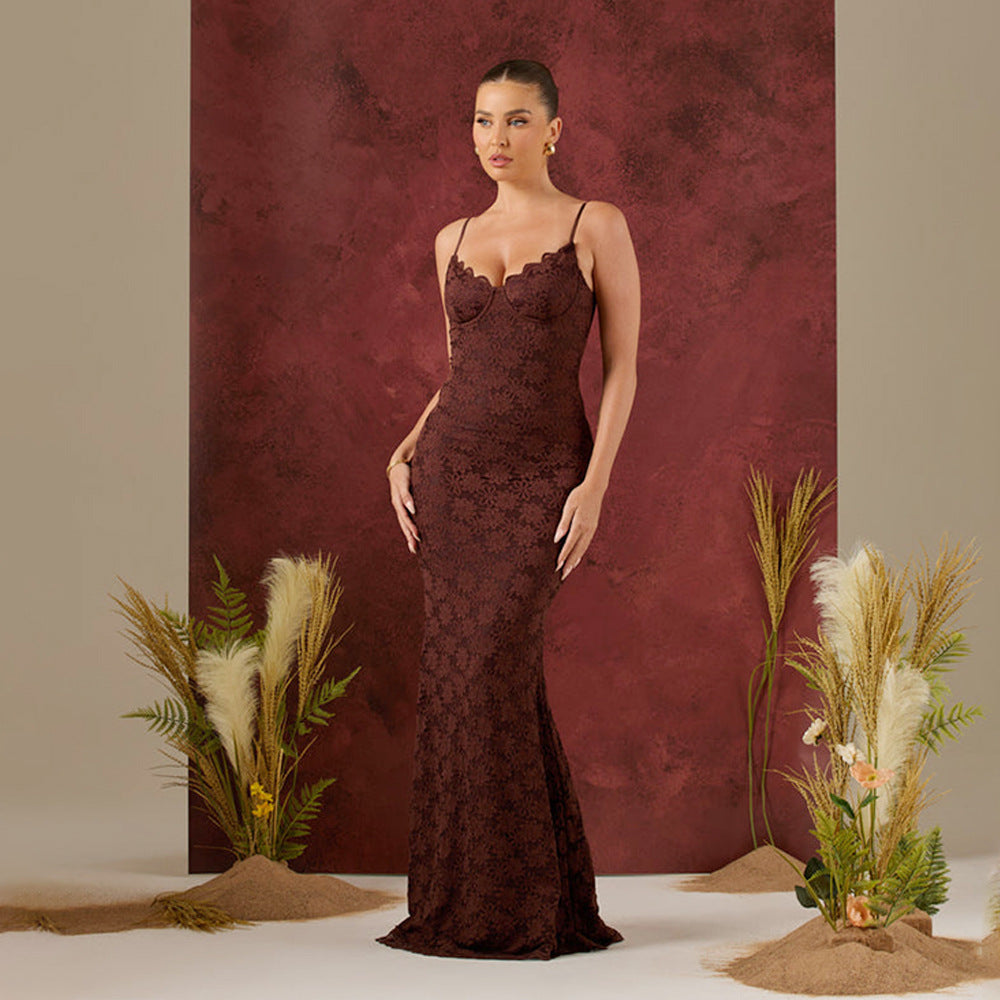 Kreacher Maxi Dress - Brown