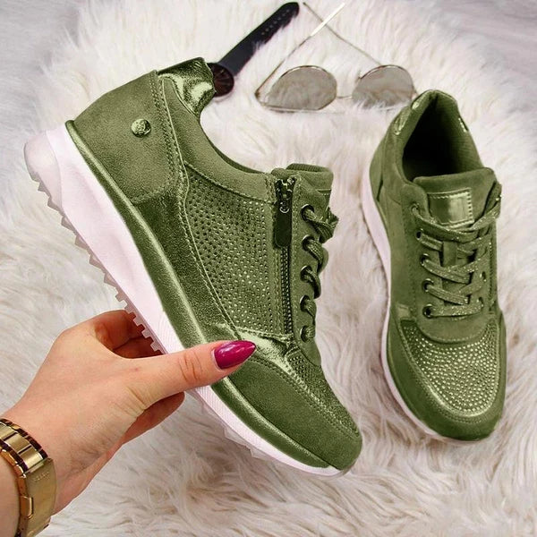 Rebecca | Zip-Up Sneakers