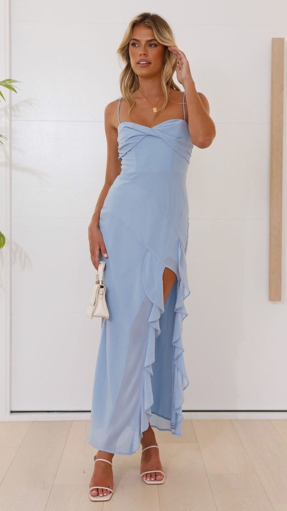Crenn Maxi Dress - Blue