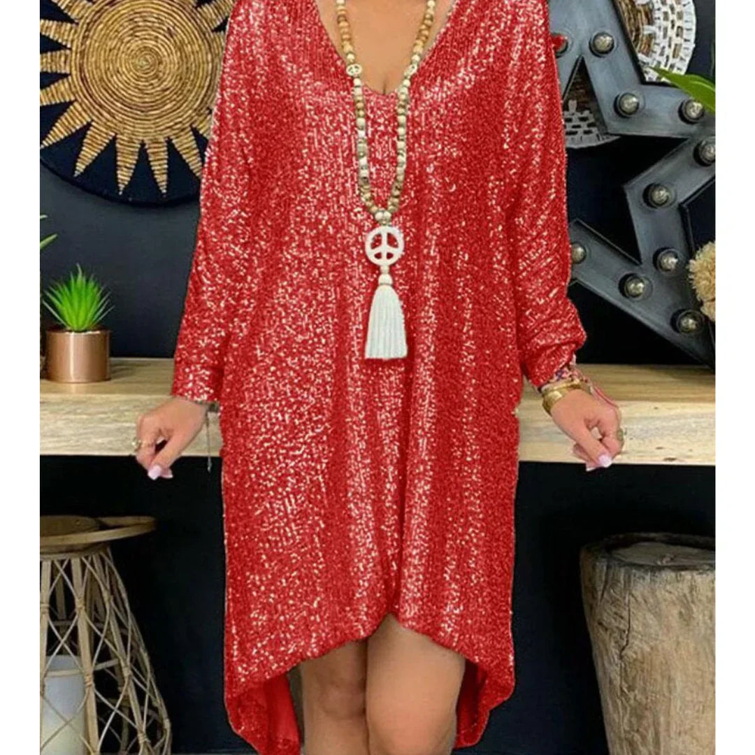 Ivana Boutique Glittering Sequin Dress Premium Wardrobe Essential