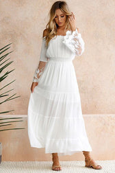 Fairy tale Lace Sleeve Maxi Dress - View 5