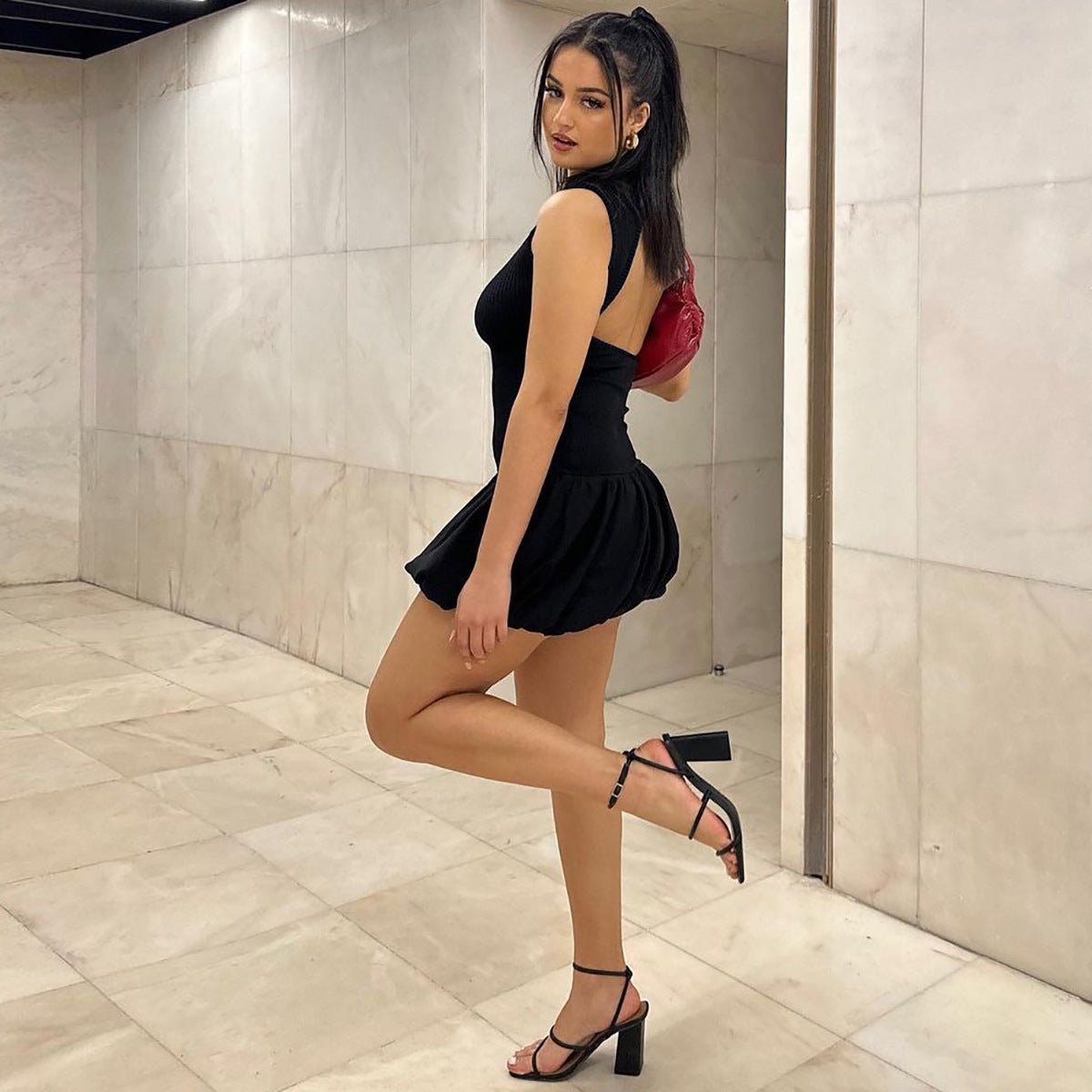 Bliss Mini Dress - Black