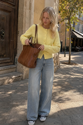 Lightweight Round Neck Button Cardigan