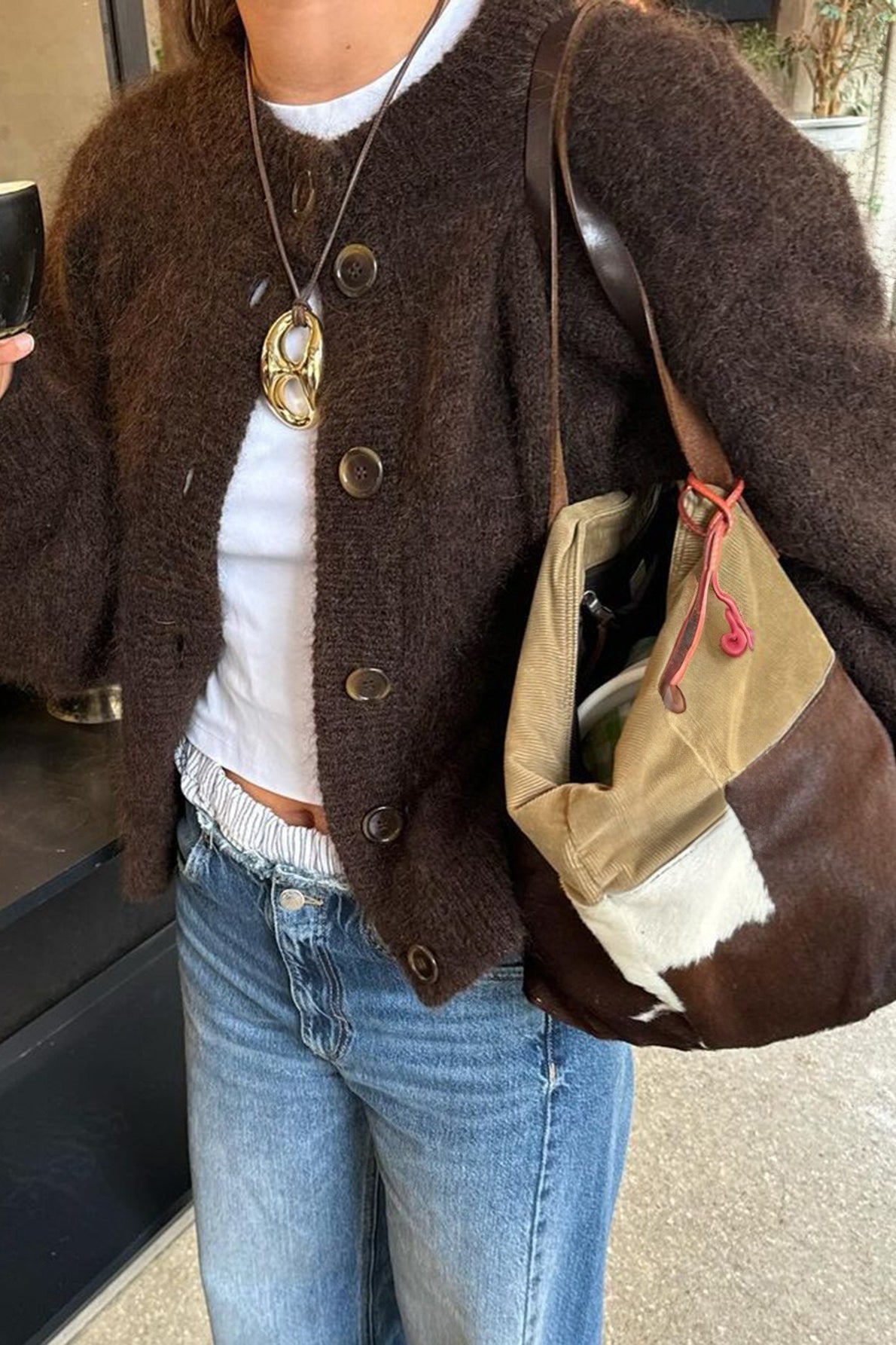 Casual Minimalist Button Front Long Sleeve Coat