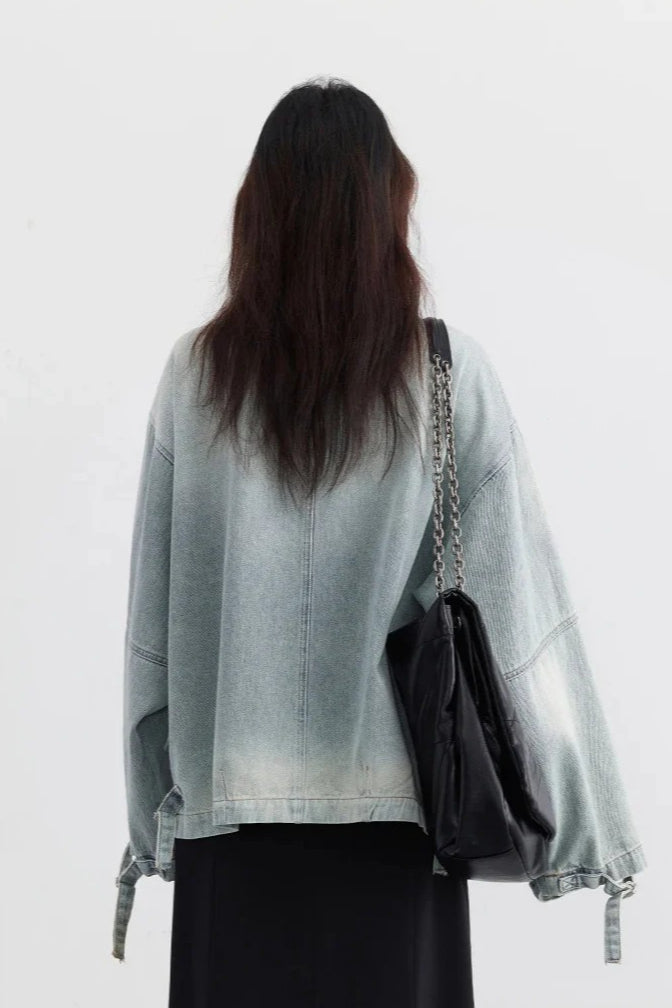 Casual Blue Denim Jacket