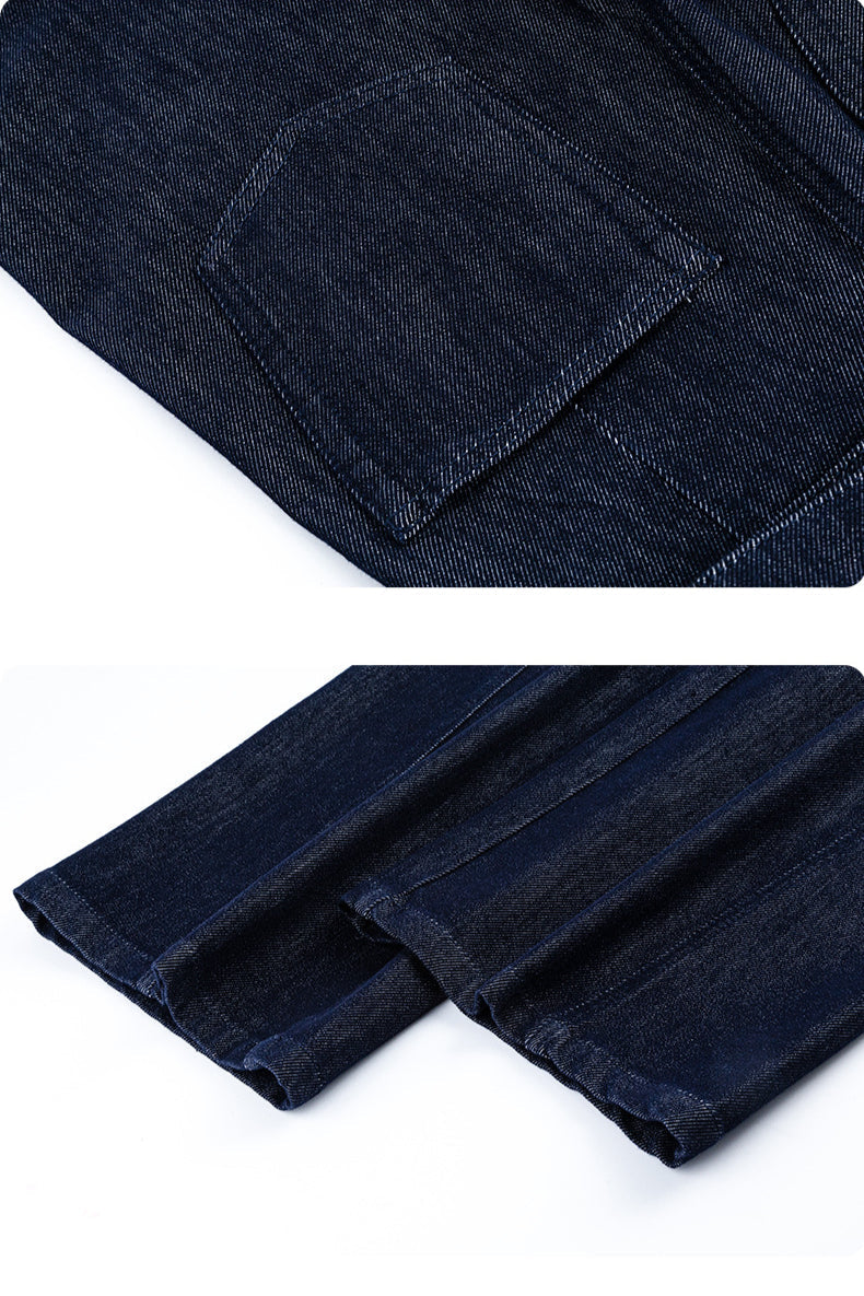 High-Waist Wide-Leg Denim Jeans