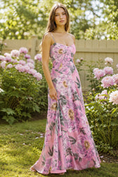Slim Fit Backless Evening Maxi Slip Dress