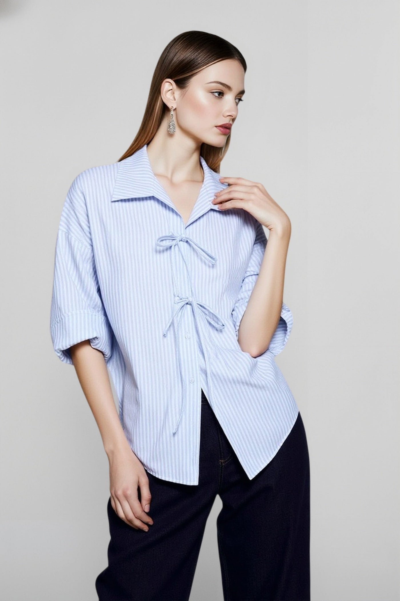 Vintage Linen Relaxed Blouse